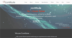 Desktop Screenshot of contribute.be